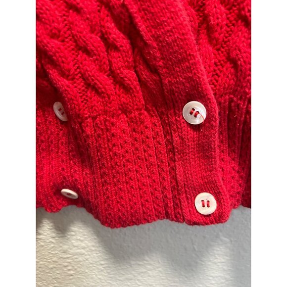 Vintage Nordstrom Cable net Vest  Size small  Made in Italy - Picture 3 of 4